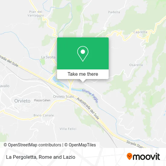 La Pergoletta map