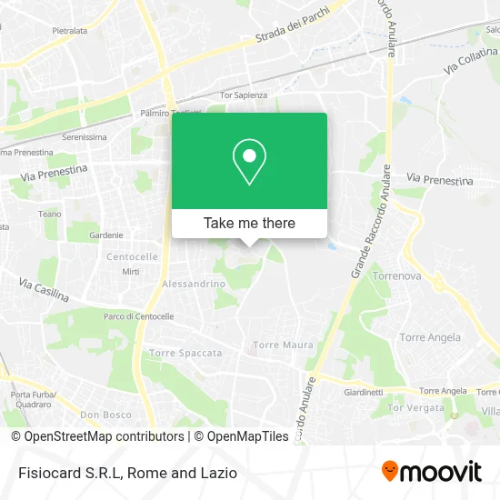 Fisiocard S.R.L map