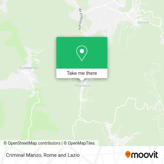 Criminal Manzo map