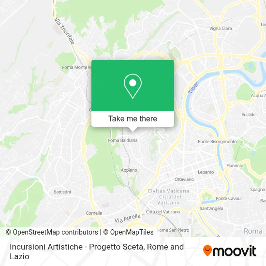 Incursioni Artistiche - Progetto Scetà map
