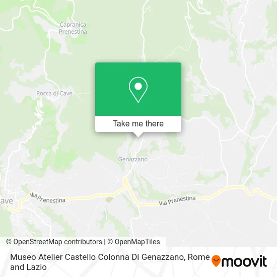 Museo Atelier Castello Colonna Di Genazzano map