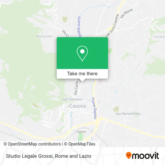 Studio Legale Grossi map