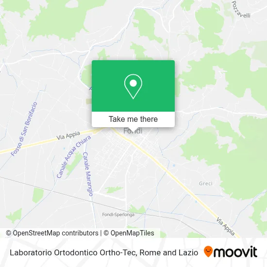 Laboratorio Ortodontico Ortho-Tec map