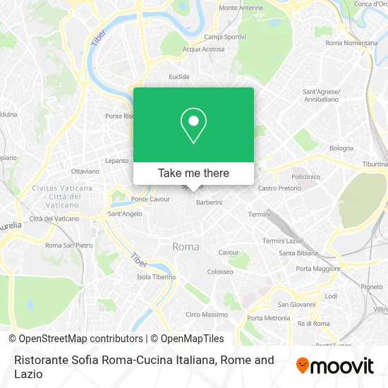 Ristorante Sofia Roma-Cucina Italiana map