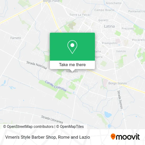 Vmen's Style Barber Shop map