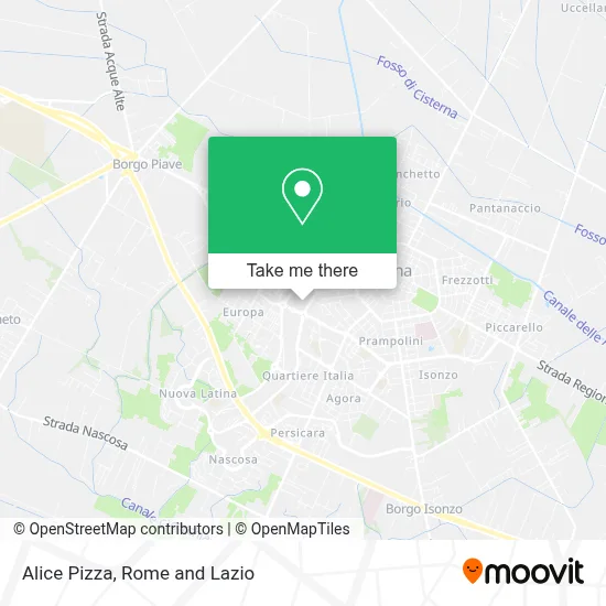 Alice Pizza map