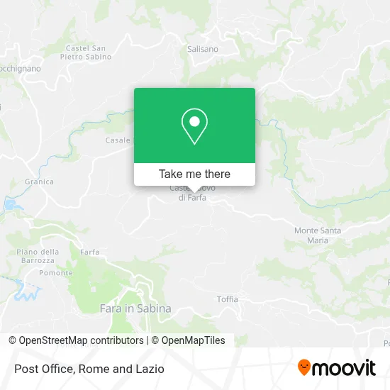 Post Office map