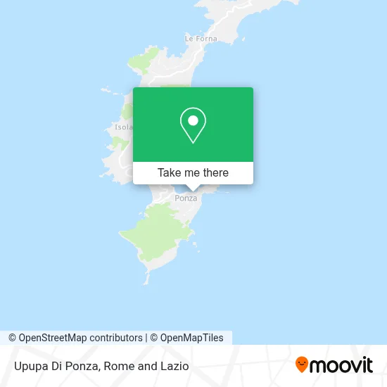 Upupa Di Ponza map