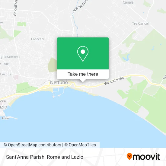 Sant'Anna Parish map