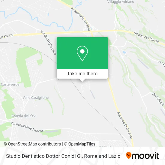 Studio Dentistico Dottor Conidi G. map