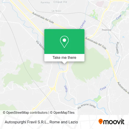 Autospurghi Fravil S.R.L. map