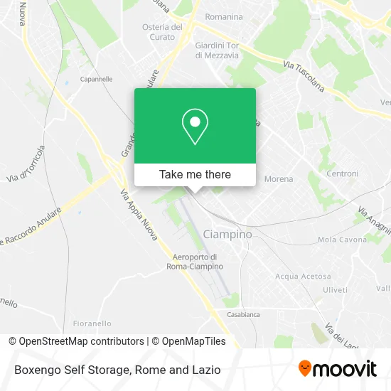 Boxengo Self Storage map