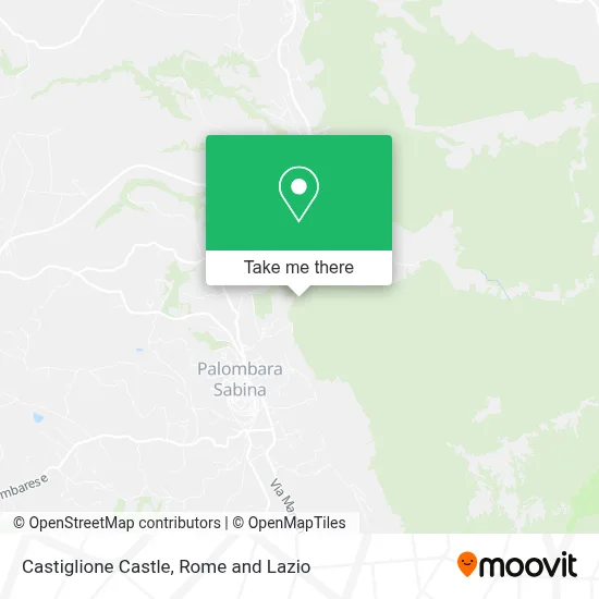 Castiglione Castle map