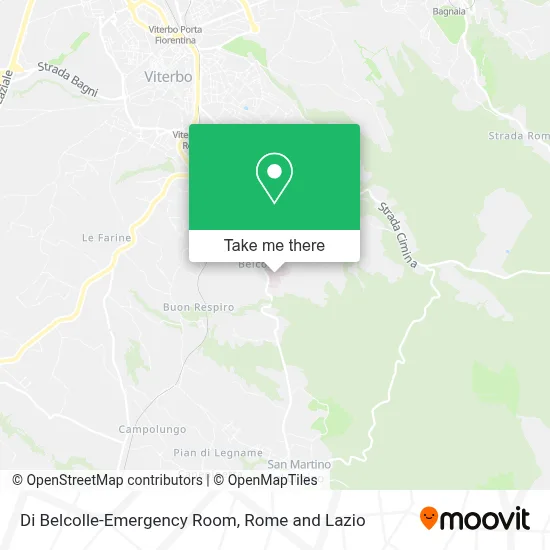 Di Belcolle-Emergency Room map