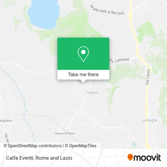 Calfa Eventi map