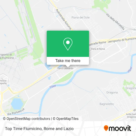 Top Time Fiumicino map