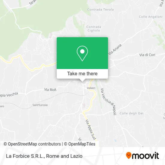 La Forbice S.R.L. map