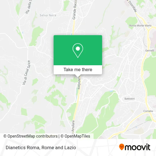 Dianetics Roma map