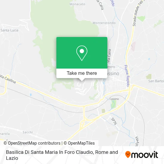 Basilica Di Santa Maria In Foro Claudio map