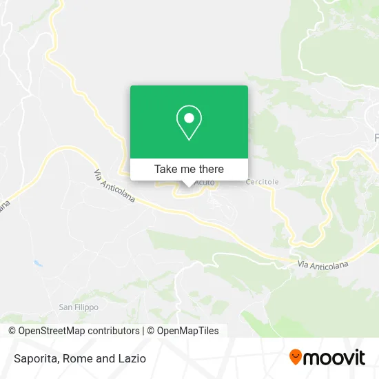 Saporita map