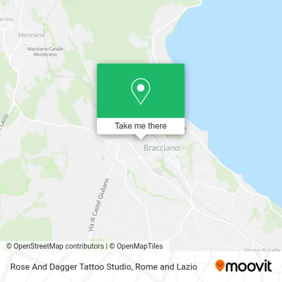 Rose And Dagger Tattoo Studio map