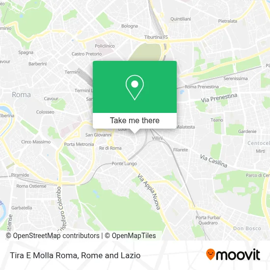Tira E Molla Roma map