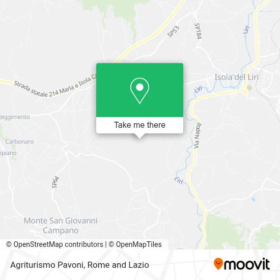 Agriturismo Pavoni map