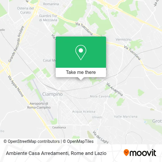 Ambiente Casa Arredamenti map
