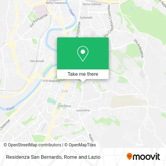 Residenza San Bernardo map