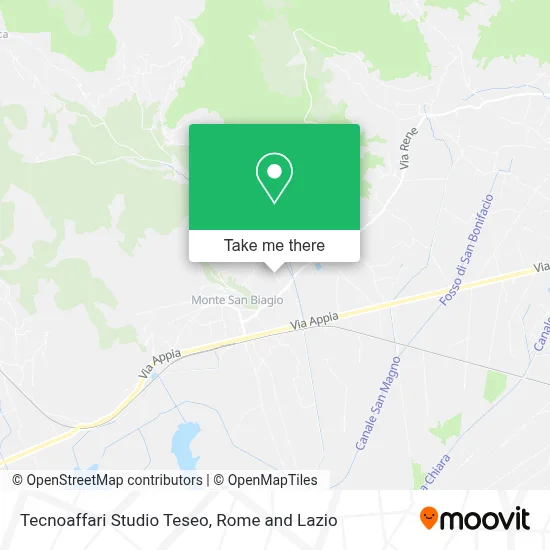 Tecnoaffari Studio Teseo map