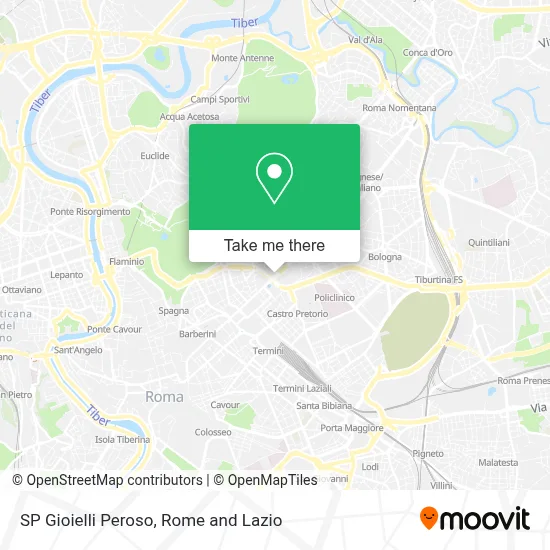 SP Gioielli Peroso map