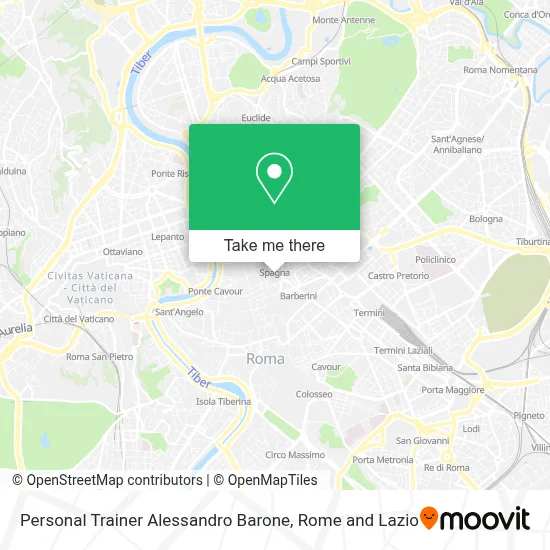 Personal Trainer Alessandro Barone map