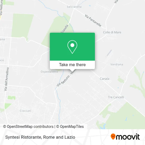 Syntesi Ristorante map