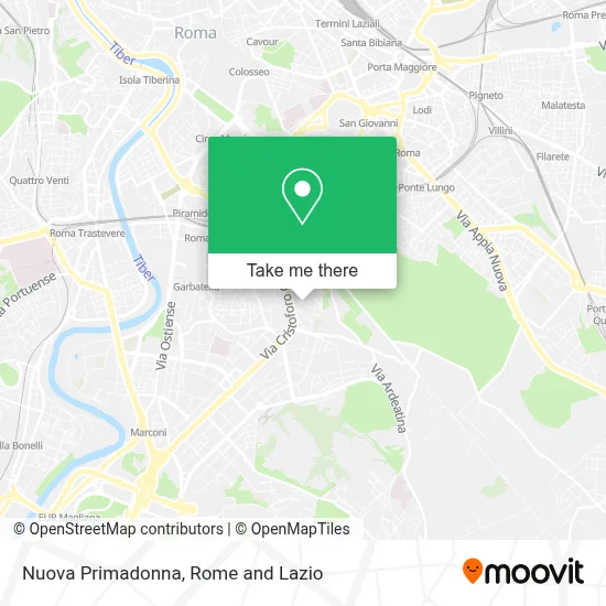 Nuova Primadonna map