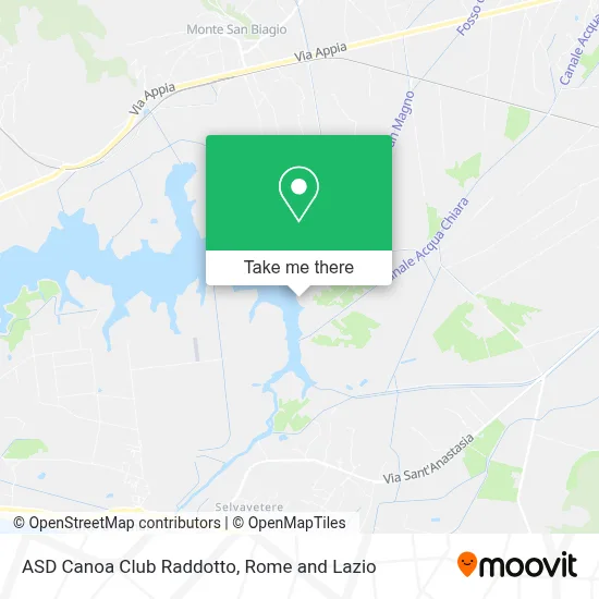 ASD Canoa Club Raddotto map