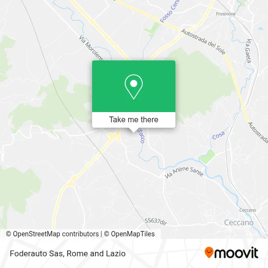 Foderauto Sas map