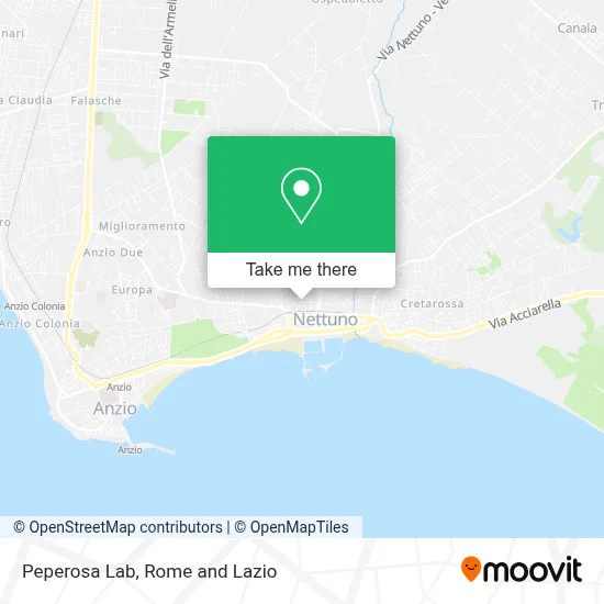 Peperosa Lab map