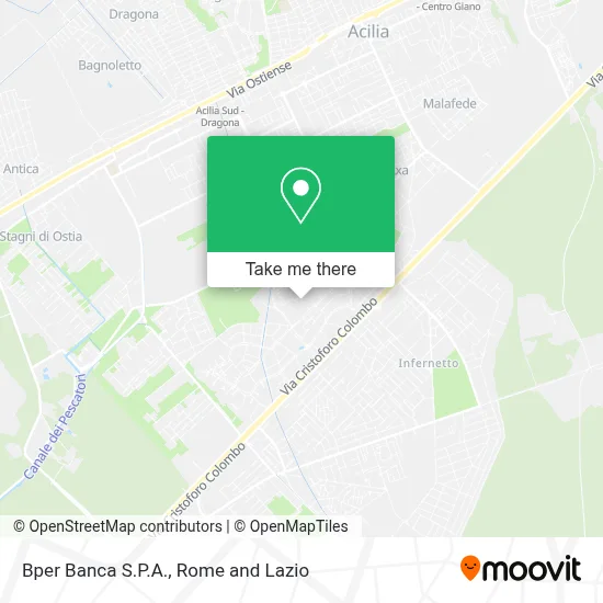 Bper Banca S.P.A. map