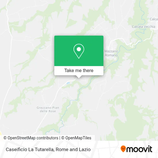 Caseificio La Tutarella map