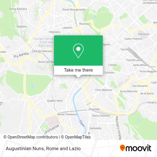 Augustinian Nuns map