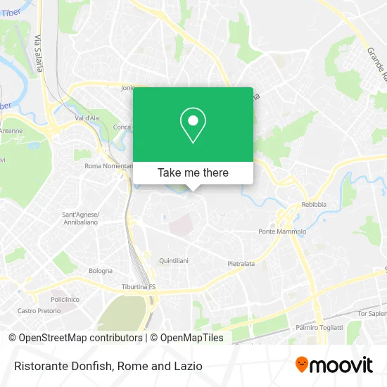 Ristorante Donfish map