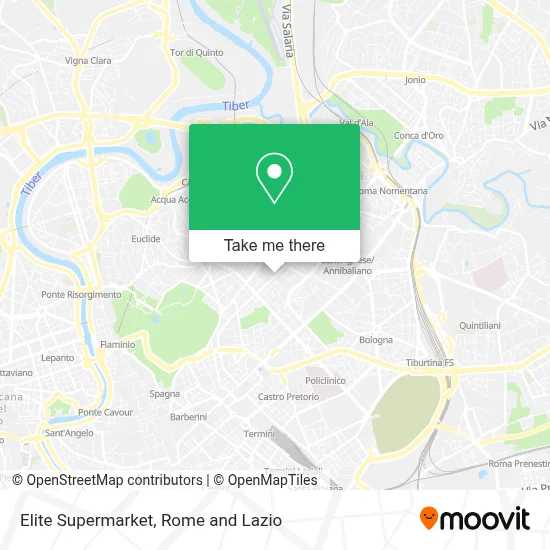 Elite Supermarket map