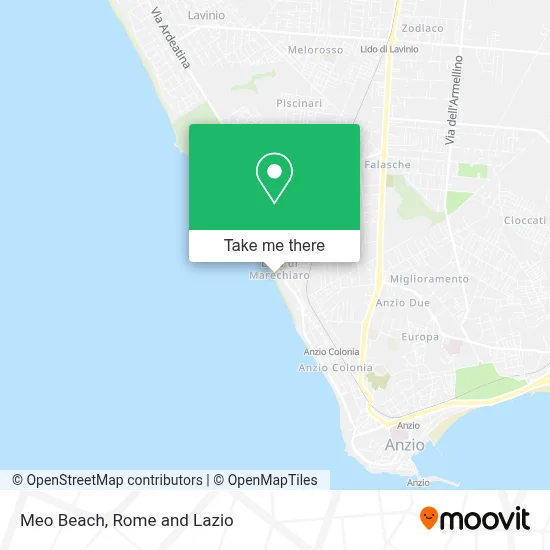 Meo Beach map
