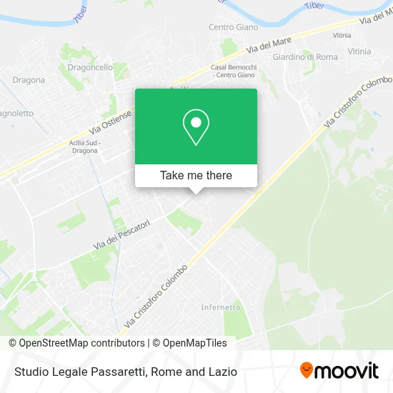 Studio Legale Passaretti map