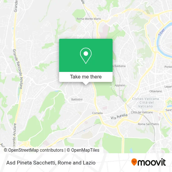 Asd Pineta Sacchetti map
