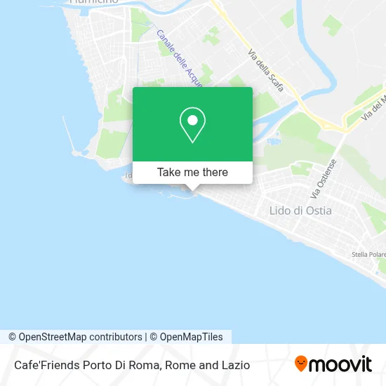 Cafe'Friends Porto Di Roma map