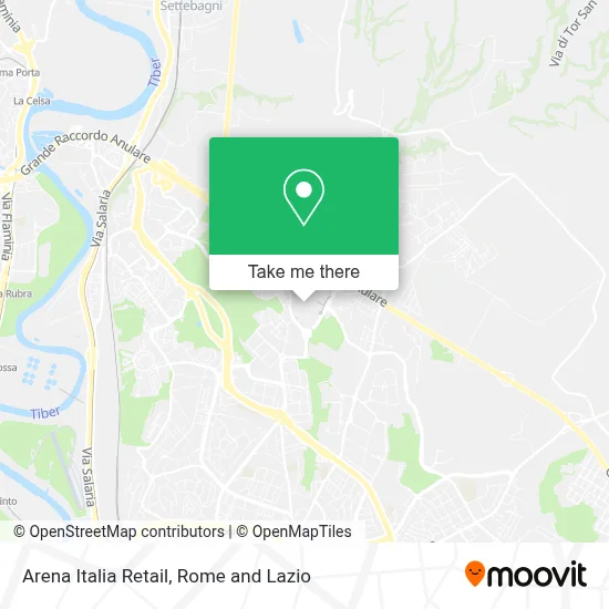 Arena Italia Retail map