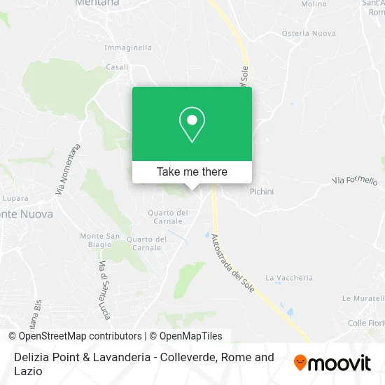 Delizia Point &  Lavanderia - Colleverde map
