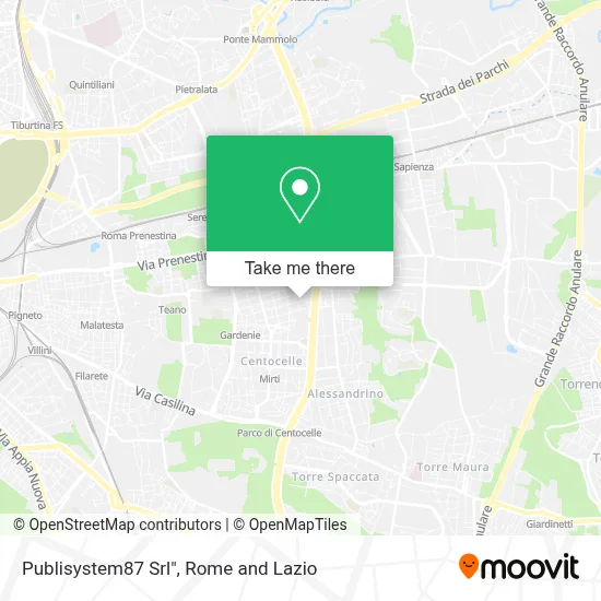 Publisystem87 Srl" map
