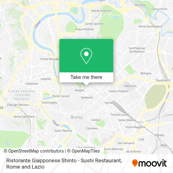 Ristorante Giapponese Shinto - Sushi Restaurant map
